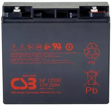 Аккумулятор CSB GP12200 12В, 20Ач