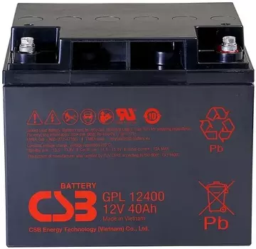 Аккумулятор CSB GPL12400 12В, 40