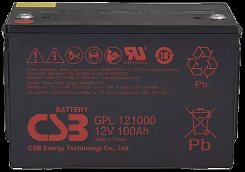 Аккумулятор CSB GPL 121000 12V / 100Ah