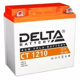 Аккумулятор Delta CT 1210 12В, 10Ач, 137х77х138мм, battery replacement YB9A-A, YB9-B