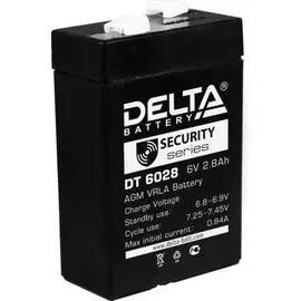 Аккумулятор Delta DT 6028 6V/2.8Ah