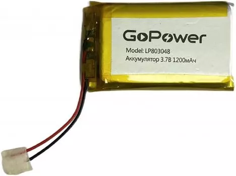 Аккумулятор GoPower LP803048 00-00024500 Li-Pol 3.7V 1200mAh