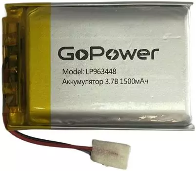 Аккумулятор GoPower LP963448 00-00024511 Li-Pol 3.7V 1500mAh