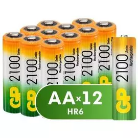 Аккумулятор GP 210AAHC-B12 2000 мАч 12 шт. size AA