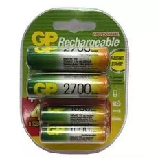 Аккумулятор GP 270AA/100AAAHC 2700mAh 4шт size AA + 1000mAh 4шт size AAA