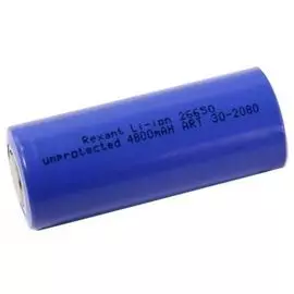 Аккумулятор Rexant 30-2080 Li-ion 26650 unprotected 4800 mAH 3.7 В