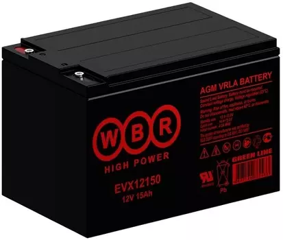Аккумулятор WBR EVX12150S WBR 15Ач