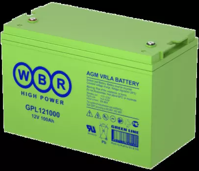 Аккумулятор WBR GPL121000 12В, 100Ач