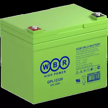 Аккумулятор WBR GPL12330 12В, 34Ач