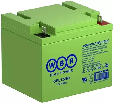 Аккумулятор WBR GPL12450 WBR 45Ач