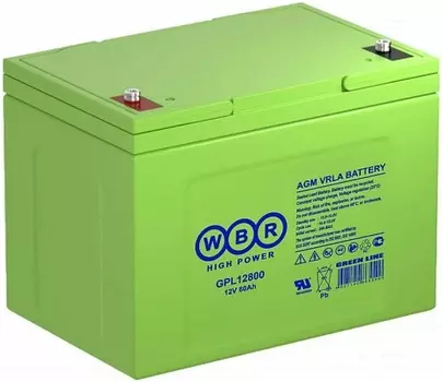 Аккумулятор WBR GPL12800 WBR 80Ач