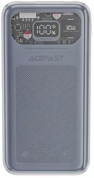 Аккумулятор внешний ACEFAST M1-10000 AF-M1-MG с функцией быстрой зарядки 30W fast charging power bank. Цвет: мраморный серый