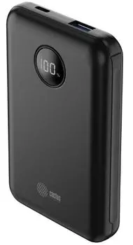 Аккумулятор внешний Cactus CS-PBFSOA-10000 10000mAh 22.5W 4.5A USB-A/USB-C черный