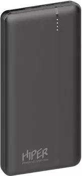 Аккумулятор внешний HIPER MX PRO 10000 BLACK 10000mAh, 3A, QC, PD, 2*USB, черный