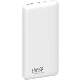 Аккумулятор внешний HIPER MX PRO 10000 WHITE 10000mAh, 3A, QC, PD, 2*USB, белый