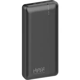 Аккумулятор внешний HIPER MX PRO 20000 BLACK 20000mAh, 3A, QC, PD, 2*USB, черный