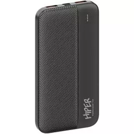 Аккумулятор внешний HIPER SM10000 BLACK 10000mAh, 2.1A, 2*USB, черный