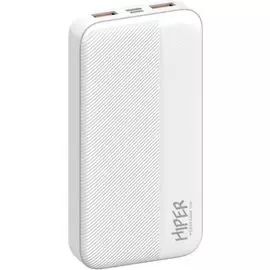 Аккумулятор внешний HIPER SM20000 WHITE 20000mAh, 2.1A, 2*USB, белый