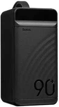 Аккумулятор внешний Hoco J123D 6942007612104 пластик, дисплей, 90000mAh, PD3.0, 3,0А, цвет: чёрный (1/9)
