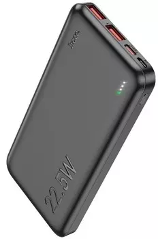 Аккумулятор внешний портативный Hoco J101 ASTUTE 10000mAh QC3.0/PD3.0 22.5W 5A 2xUSB-A/USB-C черный