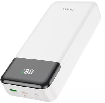 Аккумулятор внешний портативный Hoco J102A COOL FIGURE WHITE 20000mAh QC/PD 20W 5A USB-A/USB-C белый