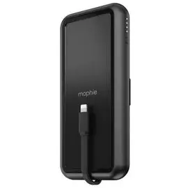 Аккумулятор внешний портативный Mophie Powerstation Plus Wireless with PD 401102845 8000 мАч, USB-A, Lightning 18 Вт, Qi 5 Вт, черный