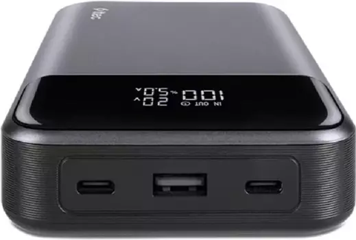 Аккумулятор внешний портативный TTEC ReCharger Pro LCD 2BB218UG 20000mAh, PD 130W, 2*USB-C/USB-A, цвет: серый космос