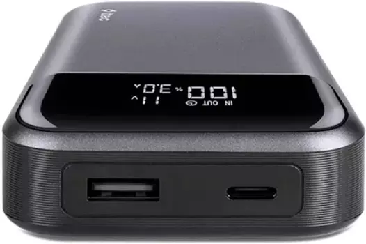 Аккумулятор внешний портативный TTEC ReCharger Pro LCD 2BB214UG 10000mAh, PD 30W, цвет: серый космос