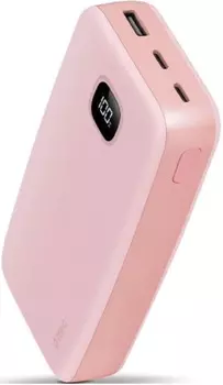 Аккумулятор внешний TTEC ChargeUp Pro LCD 2BB213TP 20000mAh, PD 20W, цвет: розовый