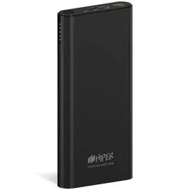Аккумулятор внешний универсальный HIPER ForcePower 100W (УЦЕНЕННЫЙ) Li-Ion 20000 mAh Aluminum QC+PD 100W 3A+2.4A+20V/5A 2xUSB 1xType-C черный, НОВЫЙ,