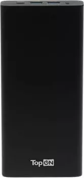 Аккумулятор внешний универсальный TopOn TOP-T100 26800мАч (96.48 Втч) для зарядки ноутбуков, планшетов, смартфонов и мобильной техники, Type-C Power D