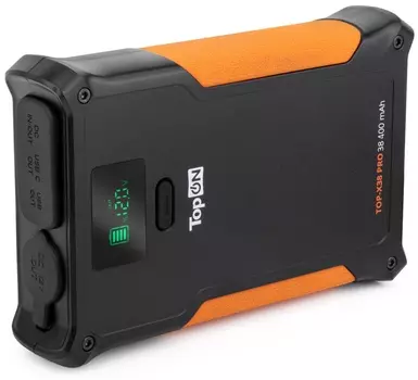 Аккумулятор внешний универсальный TopOn TOP-X38PRO 38400мАч (138Втч) для кемпинга и путешествий с DC 12-24V 84W, Type-C PD 33W, USB QC3.0 18W, автомоб