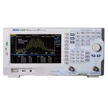 Анализатор спектра Rigol DSA815-TG 9kHz-1.5GHz, -80dBc/Hz Phase Noise, 100Hz RBW, Preamplifier, Tracking Generator