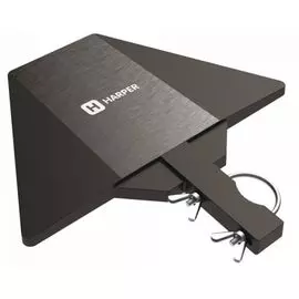 Антенна активная Harper ADVB-2128 H00002231 уличная, DVB-T2, FM/VHF/UHF (87.5 -230/470-862 МГц), 30 dB, 75 , 4.5 dB