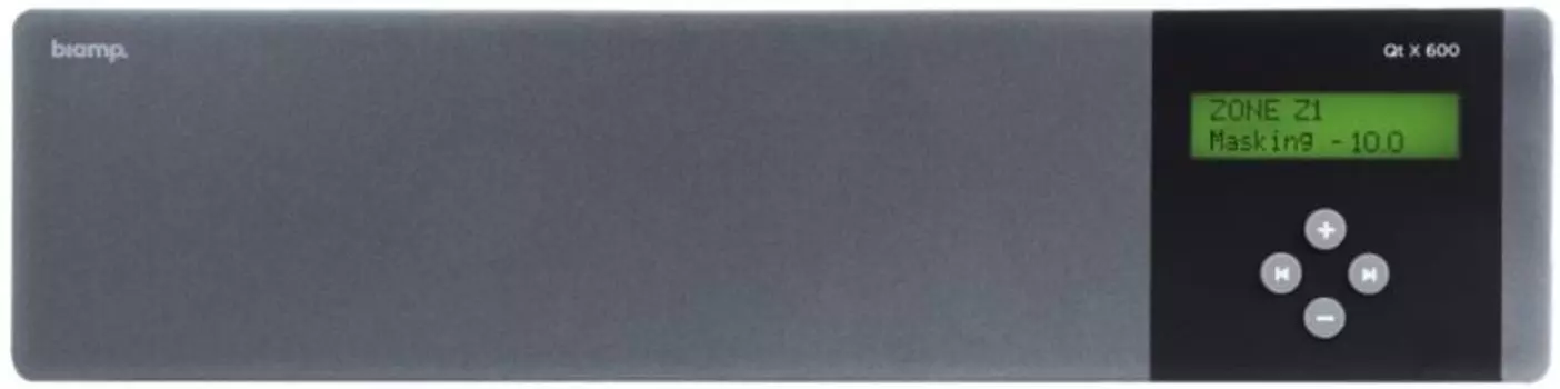Аудиопроцессор BIAMP Qt X 600 912.0069.900/911.0069.900 модуль управления шумовой завесой, для средних помещений площадью до 6700 м2