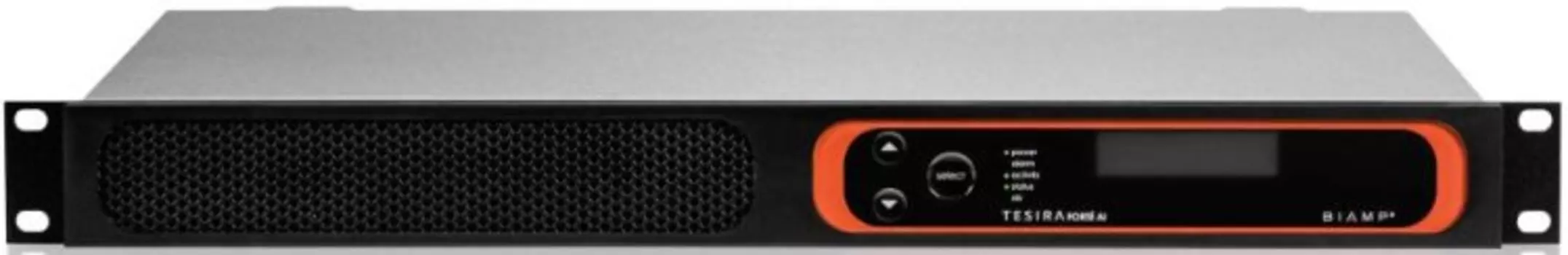 Аудиопроцессор BIAMP TesiraFORTE AI 912.0400.900/911.0400.900 12 вх., 8 вых. (Euroblock); 8 CH по USB; OLED-дисплей, Ethernet (RJ45), RS-232. ПО Tesir
