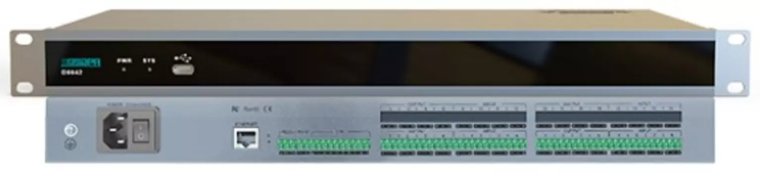 Аудиопроцессор DSPPA D6642H 8-Канальный с подавителем эха