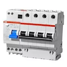 Автоматический выключатель дифф. тока (АВДТ) ABB 2CSR254001R1164 DS204 4P 16А 30mA 6kA(АС) хар. С