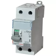 Выключатель дифференциального тока (ВДТ, УЗО) Legrand 411500 DX-ID - 2П, 230 В~, 16 А, тип AC, 10 мА, 2 модуля
