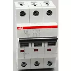 Автоматический выключатель ABB 2CDS253001R0255 S203 3P 25А (B) 6kA