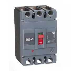 Автоматический выключатель DEKraft 21132DEK ВА-332 силовой 3P 40А c Ir=32А-40А 50кА
