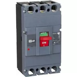 Автоматический выключатель DEKraft 21140DEK ВА-334 силовой 3P 400А c Ir=320А-400А 70кА