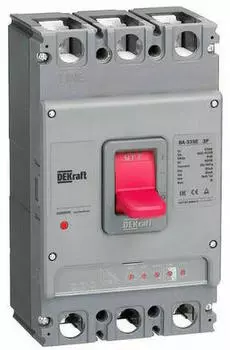 Автоматический выключатель DEKraft 22506DEK cиловой с электрон. расц. 3P 630А 50кА ВА-335E