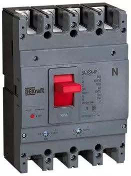 Автоматический выключатель DEKraft 28138DEK cиловой 4P 500A 50кА ВА-335А