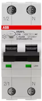 Автоматический выключатель дифф. тока (АВДТ) ABB 2CSR245080R1164 DS201 L C16 AС30