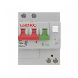 Автоматический выключатель дифф. тока (АВДТ) DKC MDV63-23C20-A 6kA, тип характеристики C, 1P+N, 20A, тип A, 4 модуля, "YON"