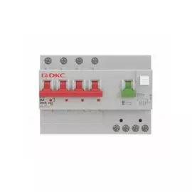 Автоматический выключатель дифф. тока (АВДТ) DKC MDV63-41C16-A 6kA, тип характеристики C, 3P+N, 16A, тип A, 7 модулей, "YON"