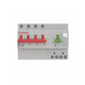 Автоматический выключатель дифф. тока (АВДТ) DKC MDV63-41C25-A 6kA, тип характеристики C, 3P+N, 25A, тип A, 7 модулей, "YON"