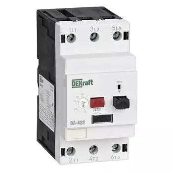 Автоматический выключатель для защиты двигателя DEKraft 21240DEK 3P 25-40A 30кА ВА-432