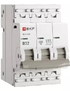 Автоматический выключатель EKF M634332B 3P 32А (В) 4,5kA ВА 47-63N PROxima